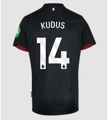 West Ham United Mohammed Kudus #14 Udebanetrøje 2024-25 Kort ærmer